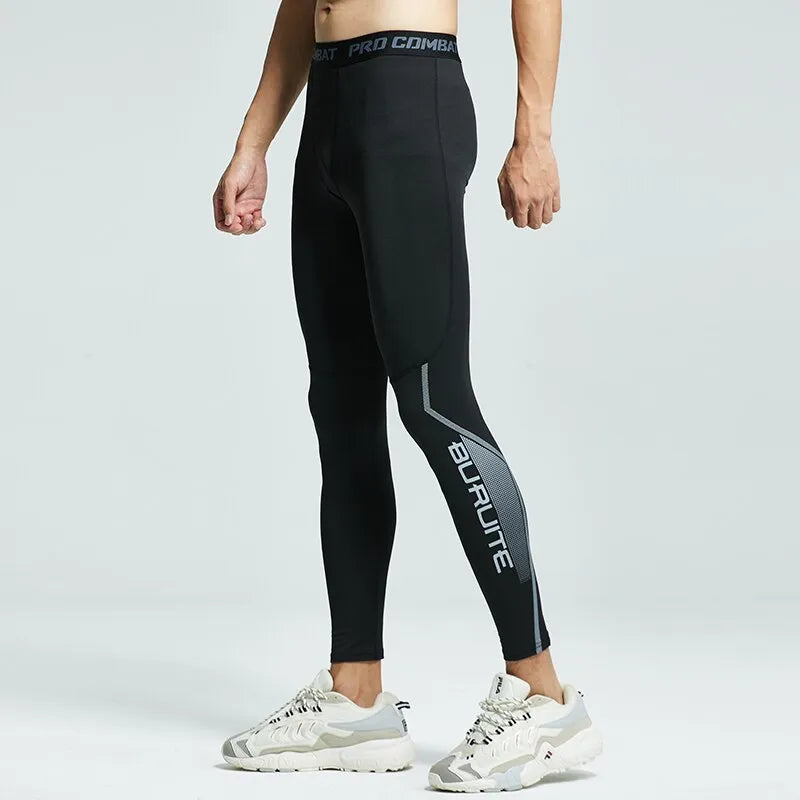Sportowe legginsy męskie elastyczne