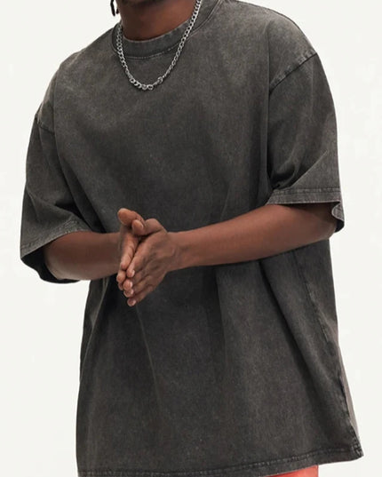 Męski T-shirt bawełniany z motywem sprania