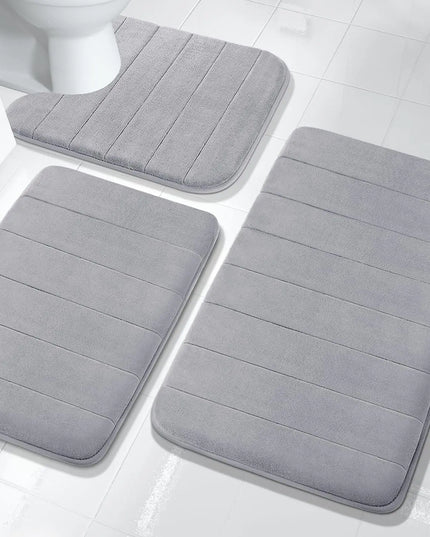 Mata łazienkowa antypoślizgowa z pianki - zestaw 3 sztuk