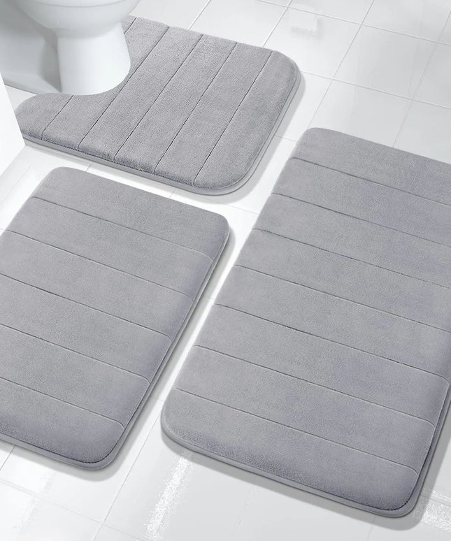 Mata łazienkowa antypoślizgowa z pianki - zestaw 3 sztuk