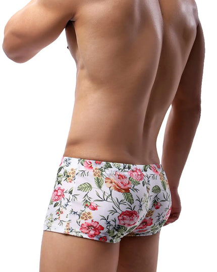 Męskie bokserki kąpielowe wiązane w kolorowe wzory