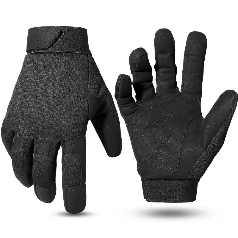 Rękawice taktyczne full-finger z ekranem dotykowym – unisex, antypoślizgowe