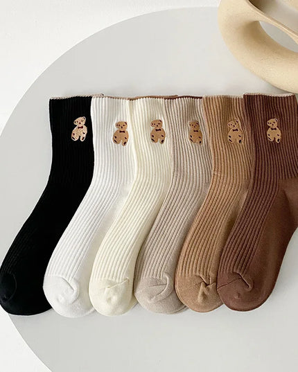 Skarpetki damskie za kostkę we wzory zestaw 5 par