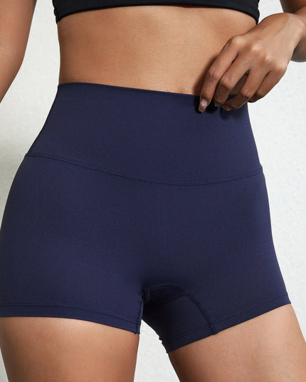 Sportowe legginsy damskie elastyczne - krótki fason