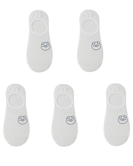 Skarpetki damskie białe stopki 10 par