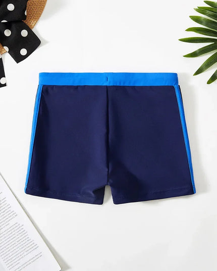 Kąpielówki dla chłopców sportowe ze sznurkiem