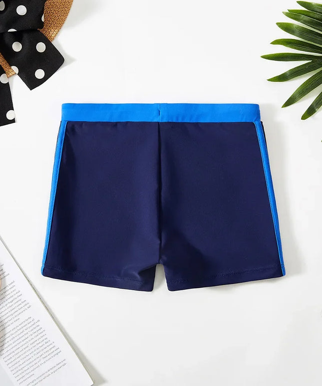 Kąpielówki dla chłopców sportowe ze sznurkiem