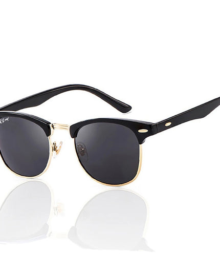 Damskie okulary przeciwsłoneczne klasyczne z okrągłymi szkłami