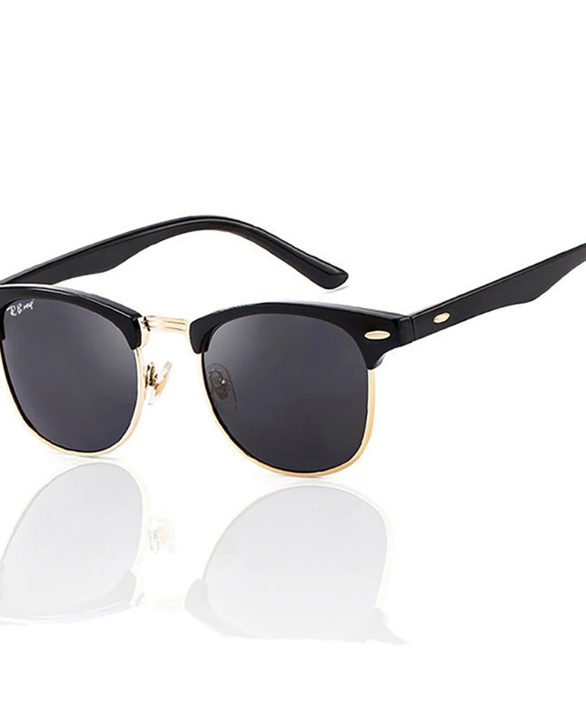 Damskie okulary przeciwsłoneczne klasyczne z okrągłymi szkłami