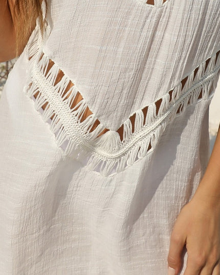 Damskie kimono plażowe na ramiączkach