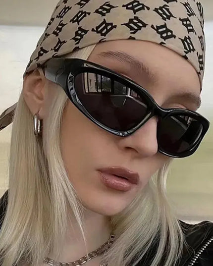 Damskie okulary przeciwsłoneczne w punkowym stylu