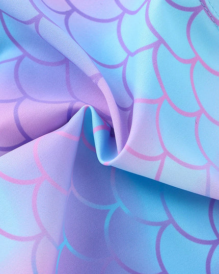 Dwuczęściowy strój kąpielowy dla dziewczynki z ozdobnym ramiączkiem