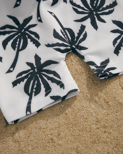 Kostium kąpielowy dla niemowląt jednoczęściowy z krótkim rękawem