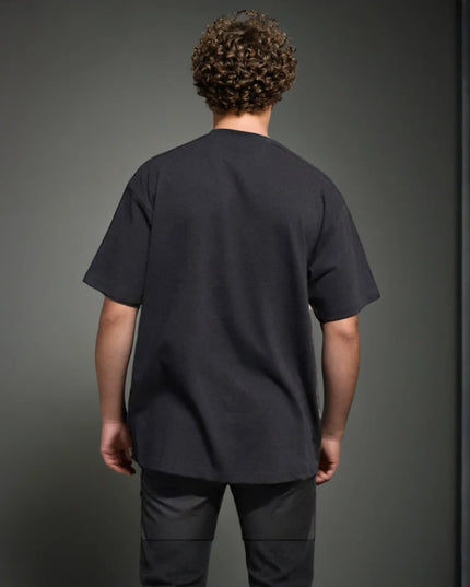 Męski T-shirt bawełniany z okrągłym dekoltem