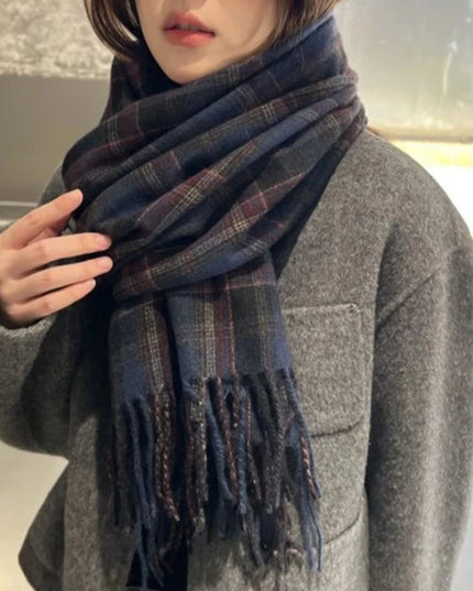 Szalik damski w kratę