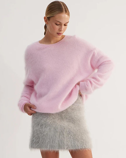 Damski klasyczny sweter oversize