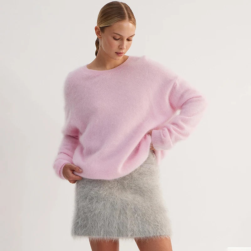 Damski klasyczny sweter oversize