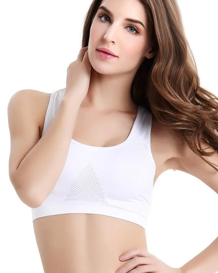 Sportowy biustonosz z siateczką