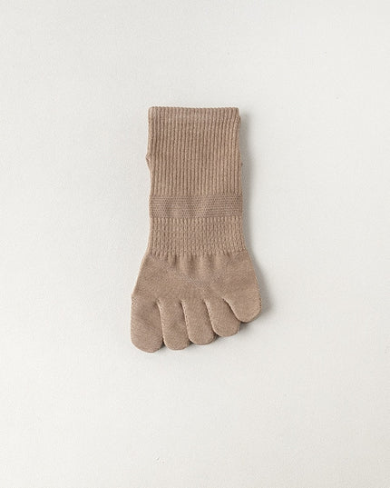 Skarpetki damskie oddychające pięciopalcowe w jasnym kolorze