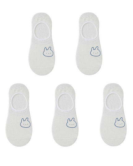 Skarpetki damskie białe stopki 10 par