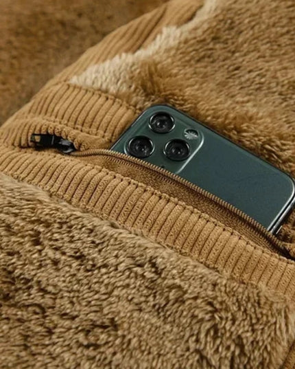 Kamizelka męska sztruksowa z ociepleniem