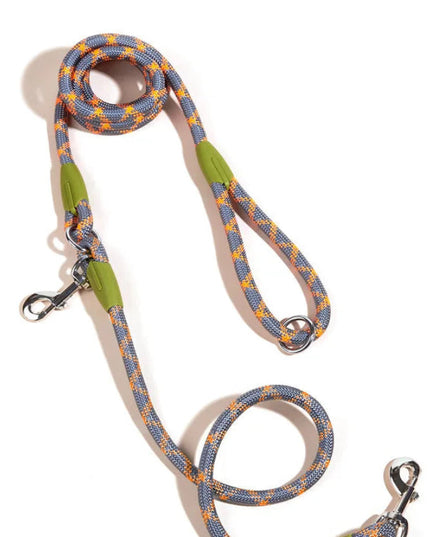 Odblaskowa smycz nylonowa dla psa – wygodna smycz z możliwością chodzenia bez użycia rąk, 240 cm