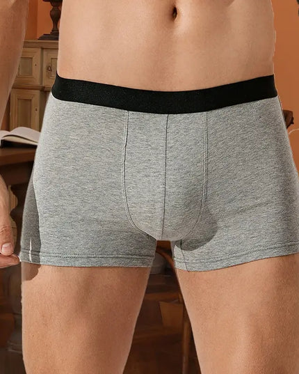 Bokserki męskie w jednolitym kolorze