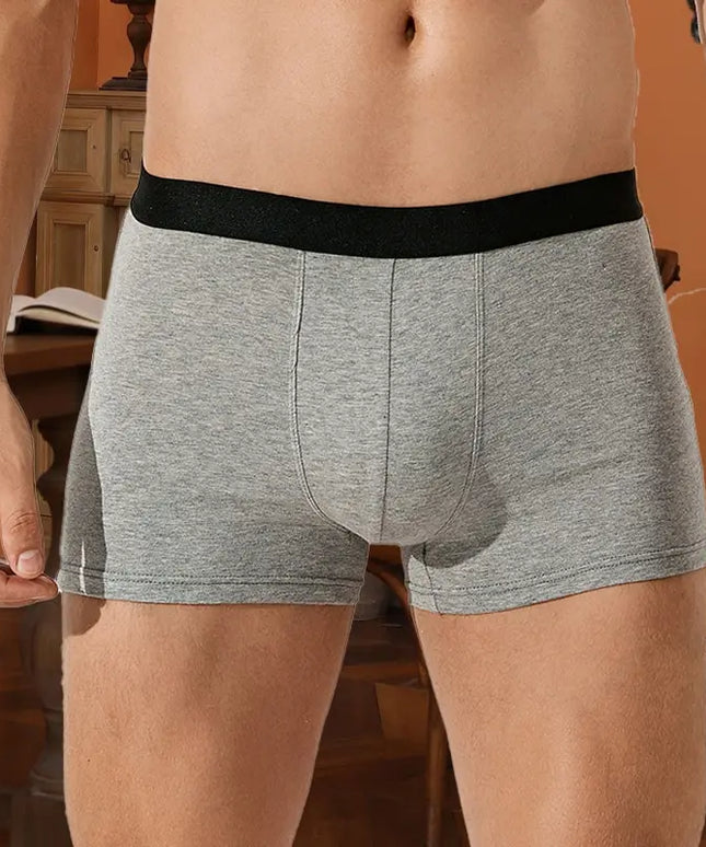 Bokserki męskie w jednolitym kolorze