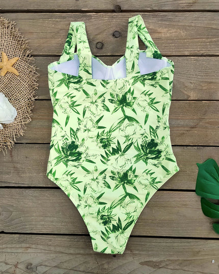 Jednoczęściowy strój kąpielowy w stylu gorsetu