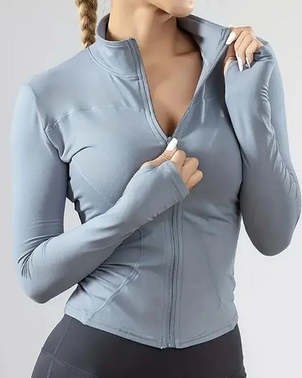 Damska sportowa bluza zapinana na zamek – modna i elastyczna