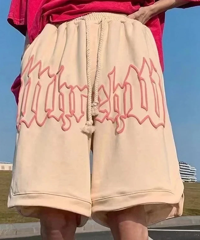 Męskie szorty dresowe z dużym napisem