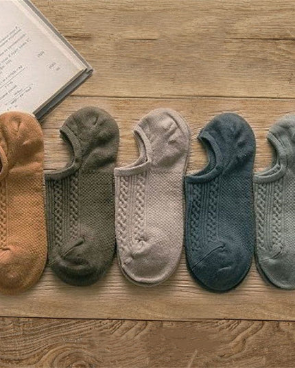 Skarpetki męskie stopki w jednolitym kolorze