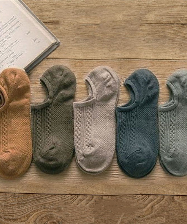 Skarpetki męskie stopki w jednolitym kolorze