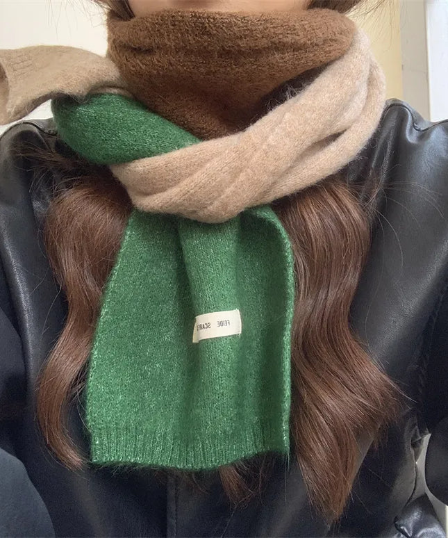 Szalik damski zimowy w trzech kolorach