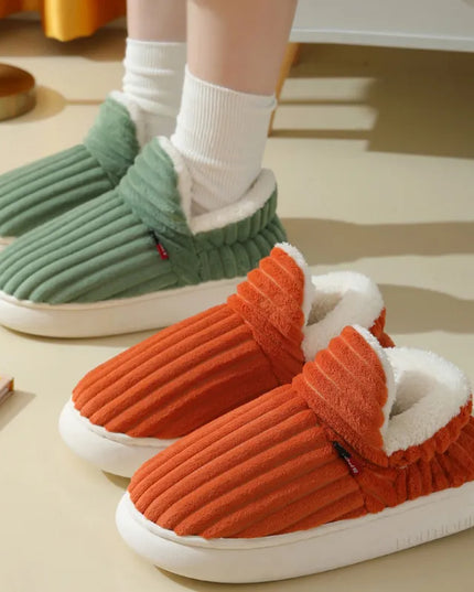 Klapki zimowe z ociepleniem