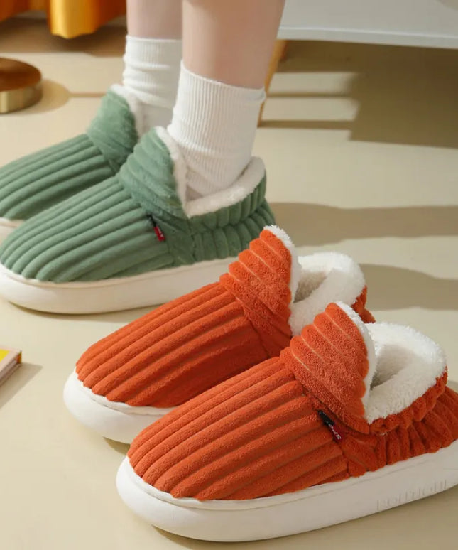 Klapki zimowe z ociepleniem