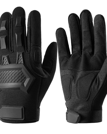 Rękawice taktyczne z ekranem dotykowym – ochrona kostek, antypoślizgowe