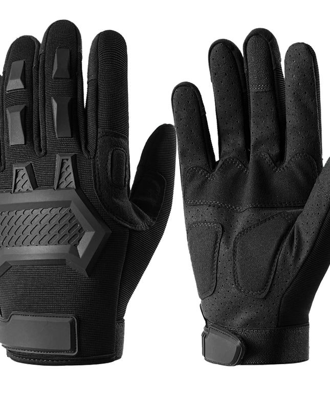 Rękawice taktyczne z ekranem dotykowym – ochrona kostek, antypoślizgowe