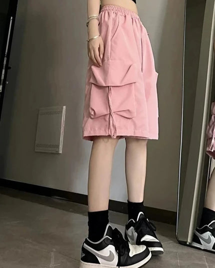 Damskie szorty cargo o luźnym kroju