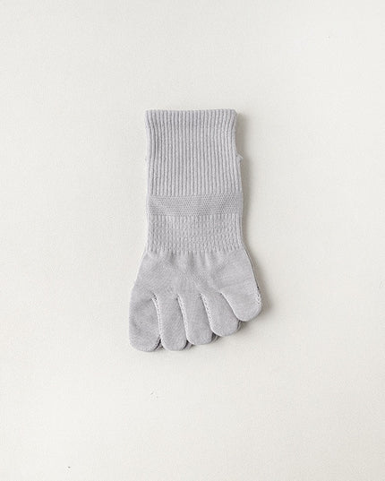 Skarpetki damskie oddychające pięciopalcowe w jasnym kolorze