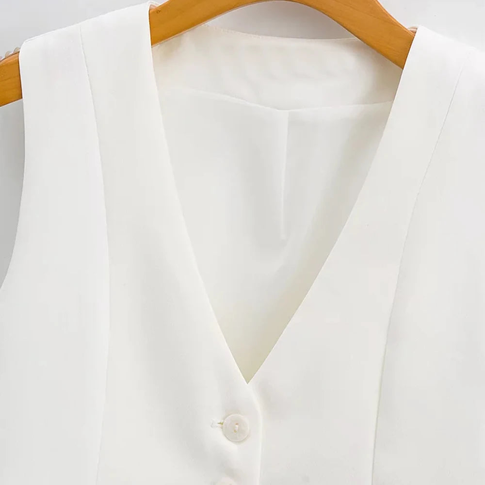 Kamizelka damska garniturowa