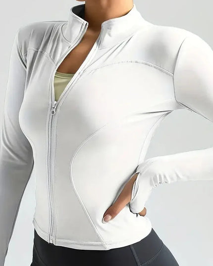 Damska sportowa bluza zapinana na zamek – modna i elastyczna