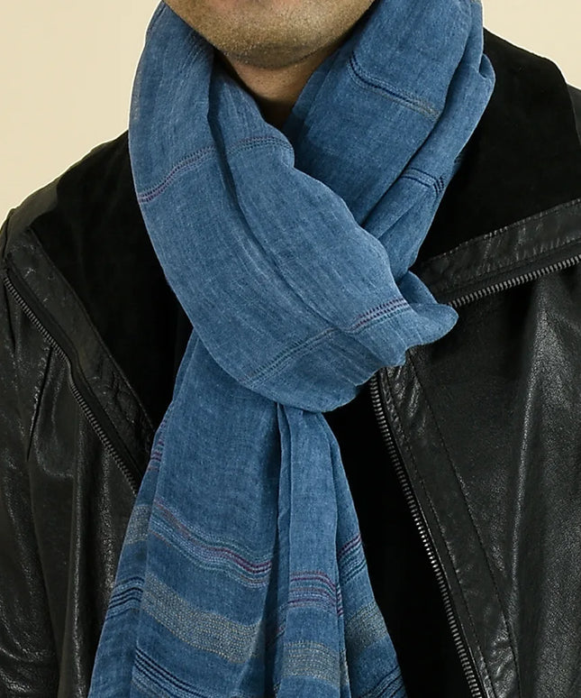 Szalik męski w formie chusty