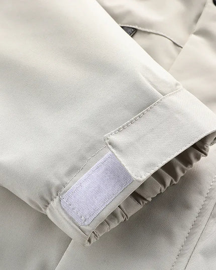 Stylowa męska kurtka zimowa z kapturem