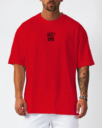 Sportowa koszulka męska oversize z krótkim rękawem