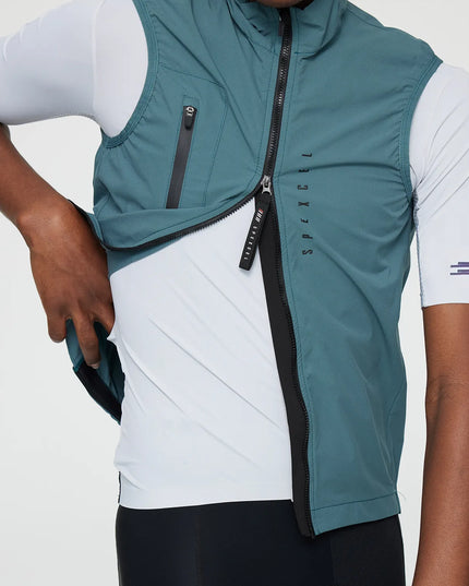 Kamizelka męska sportowa z dwukierunkowym zamkiem