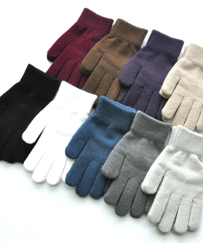 Rękawiczki unisex klasyczne na zimę