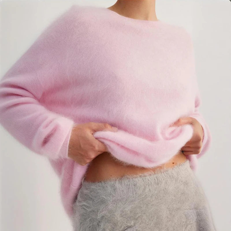 Damski klasyczny sweter oversize