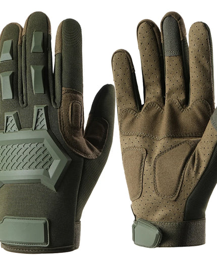 Rękawice taktyczne z ekranem dotykowym – ochrona kostek, antypoślizgowe