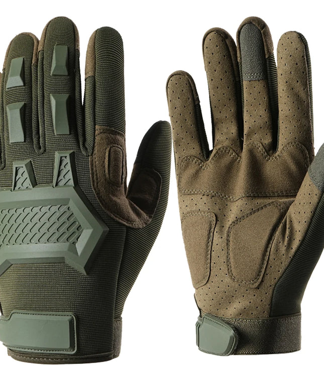 Rękawice taktyczne z ekranem dotykowym – ochrona kostek, antypoślizgowe